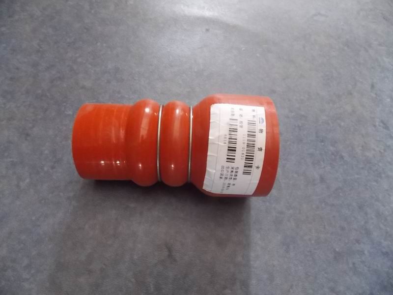 Molded straight hose, Φ50-Φ76, L=150, silicon/strip wire-2