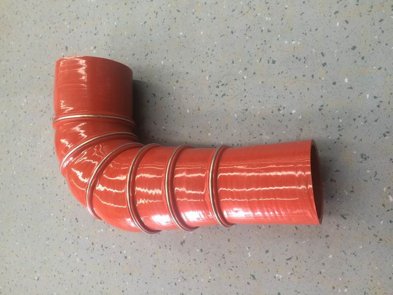 Угловой шланг, Φ 76- Ф 101 , 300 / 175 , кремний-1