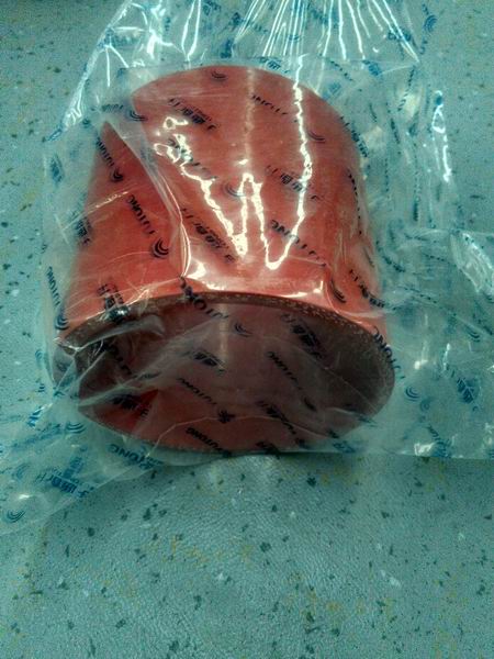 Molded straight hose, Φ102, L=100, silicone rubber-2