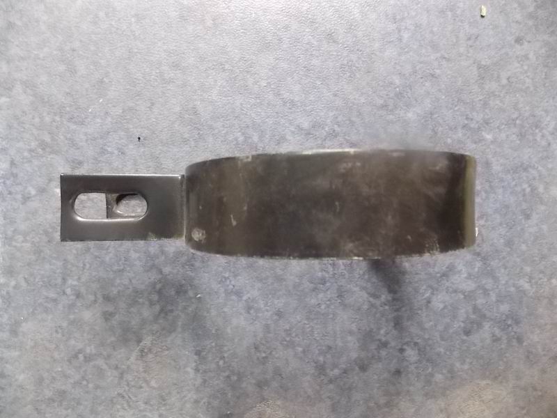 Intake and exhaust fixed pipe clamp, round, Φ106, no pad belt-1