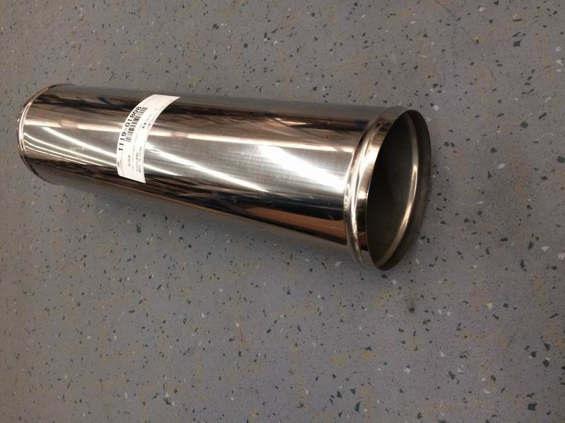 Straight steel pipe, Φ102, L=370