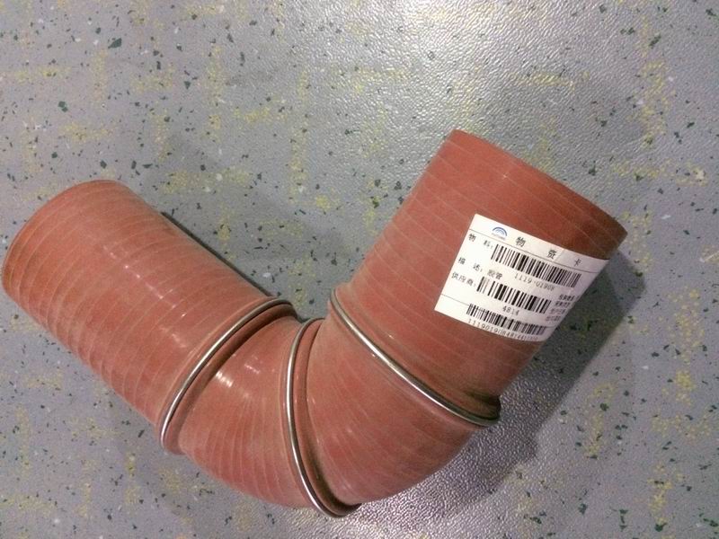 Right angle hose, Φ76, 150/225, silicon