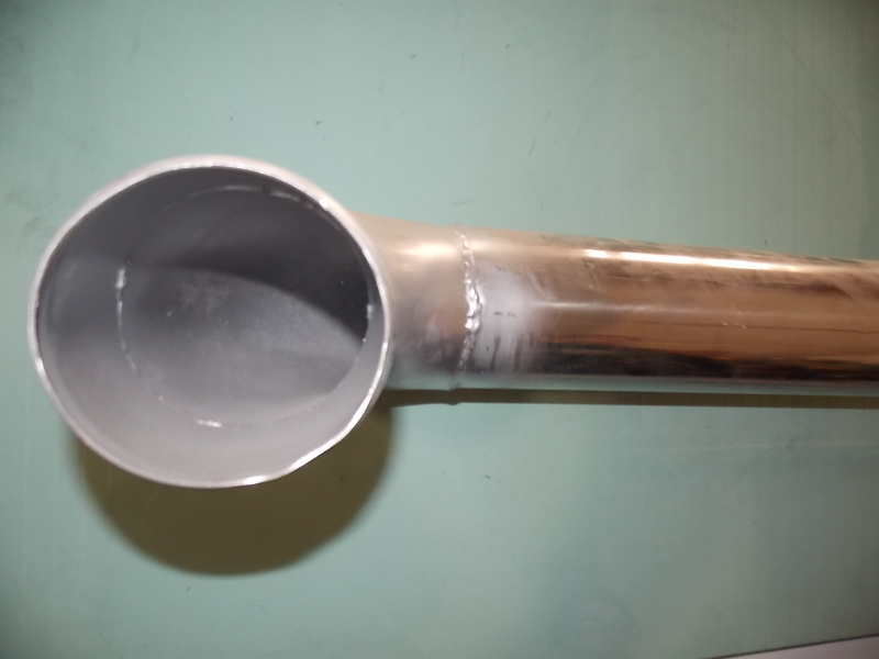 Right angle steel pipe (Φ90, 150/557)-1