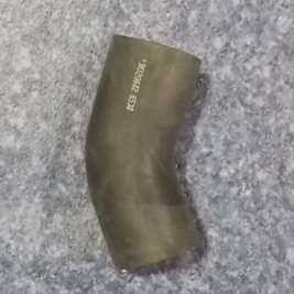 Coolant connection hose; engine outlet pipe to thermostat