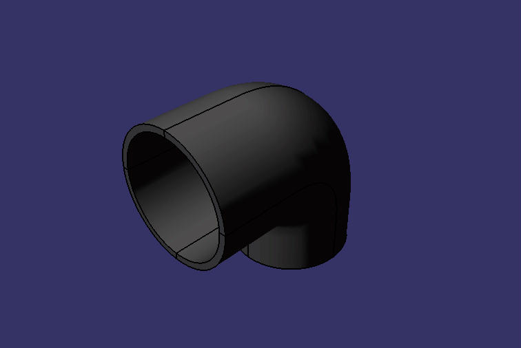 Right angle hose, Φ80-Φ89, 90/110, silicon