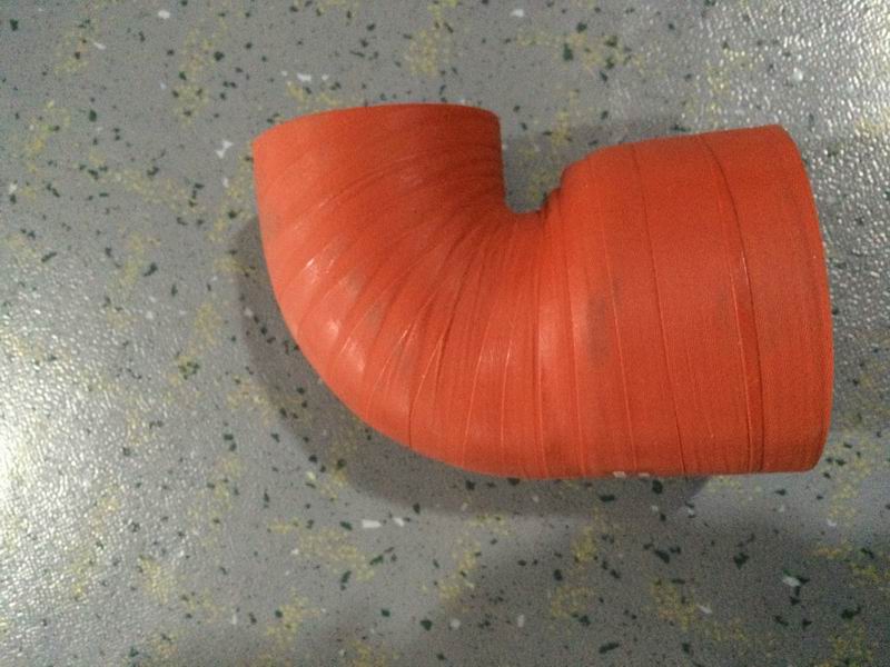 Right angle hose, Φ70/Φ89, 65/120, silicon