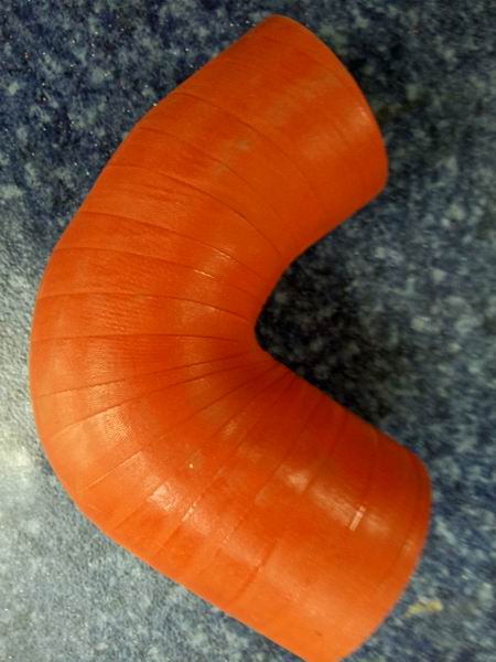 Special-shaped hose, Φ63.5-Φ76, silicone rubber