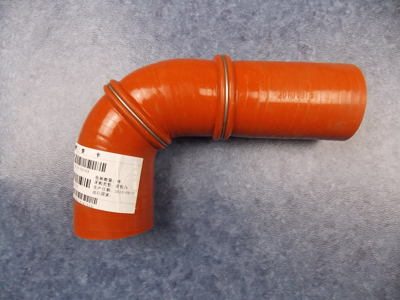 Right angle hose, Φ50, 105/180, silicon
