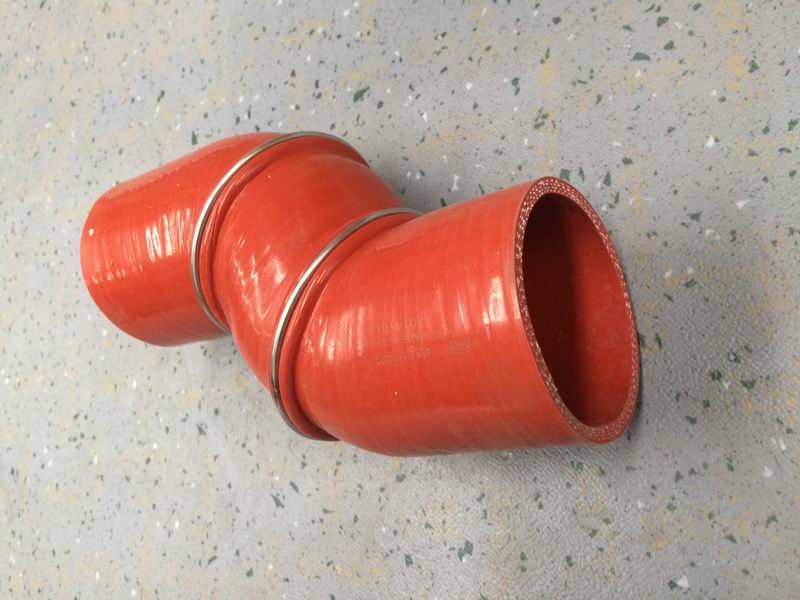 Special-shaped hose, Φ76 height difference 60, silicon-1