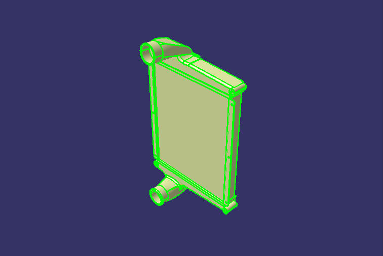 Intercooler assembly, left and right layout of gas chamber, ZLQ1
