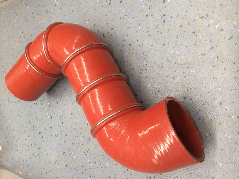 Special-shaped hose, Φ80 height difference 261, silicon-2