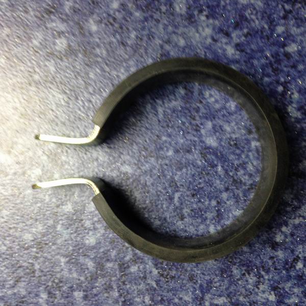 Cooling fixing pipe clamp, round, Φ94, with pad belt