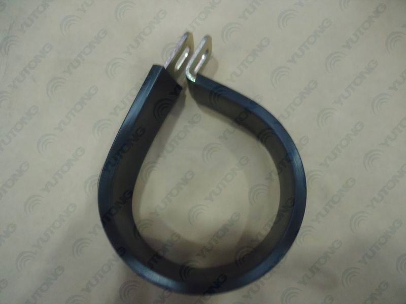 Cooling fixed pipe clamp, rounded tilt, Φ105, with pad belt