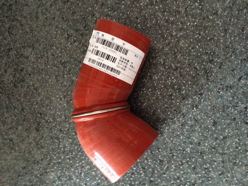 Special-shaped hose, Φ60-Φ68, silicone rubber