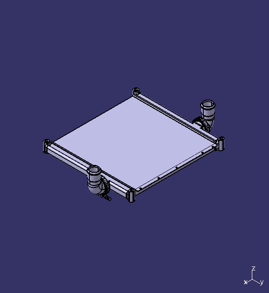 Интеркулер в сборе, расположение газовой камеры слева и справа, ZLQ1