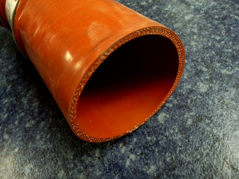 Special-shaped hose, silicone rubber, Φ89-Φ100-2