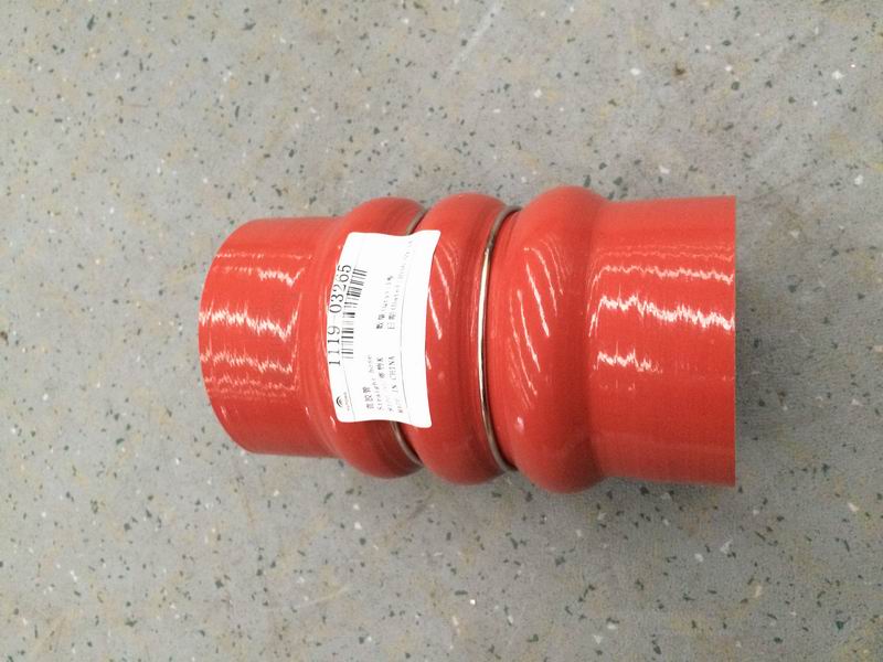 Molded straight hose, Φ101, L=210, silicon-2