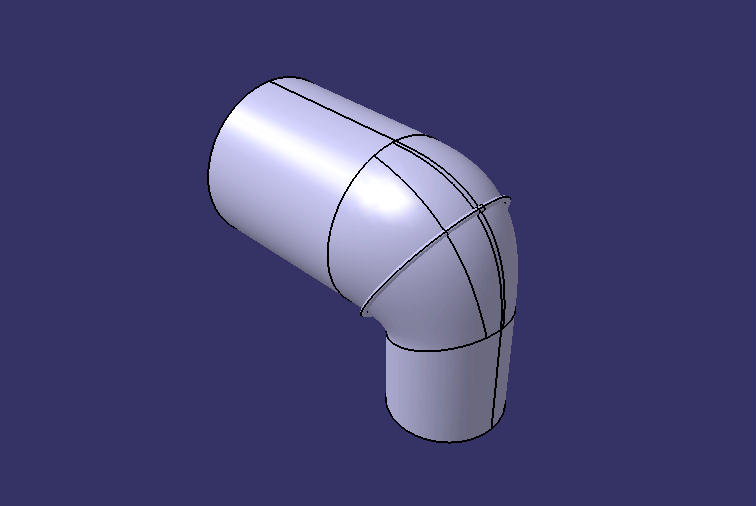Right angle hose, Φ50-Φ76, 90/125, silicon