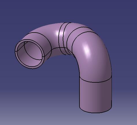Special-shaped hose, Φ63, silicone rubber