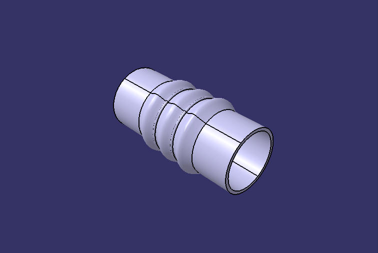 Формованный прямой шланг, Φ 89 , Л= 230 , кремний