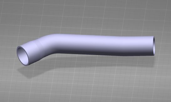 Special-shaped hose, Φ60-Φ66, silicone rubber