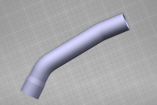Special-shaped hose, Φ60-Φ66, silicone rubber-1