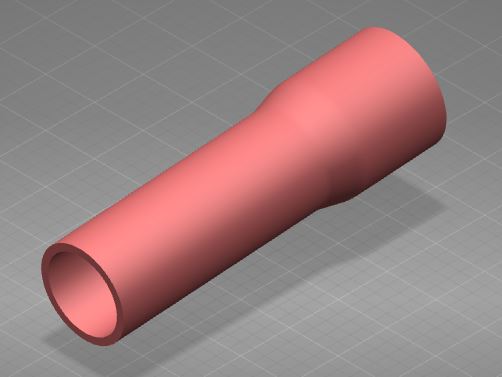 Molded straight hose, Φ50-Φ60, 230, internal fluorine-external silicon