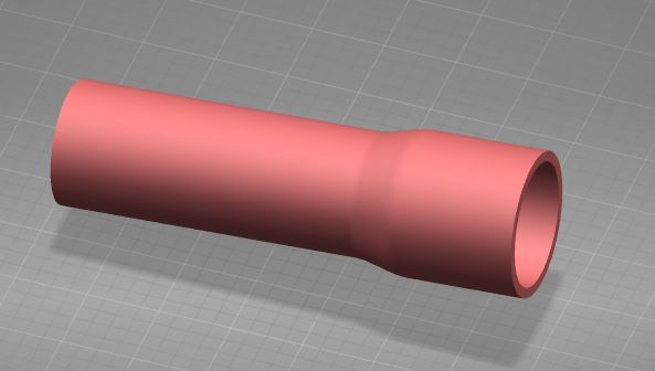 Molded straight hose, Φ50-Φ60, 230, internal fluorine-external silicon-1