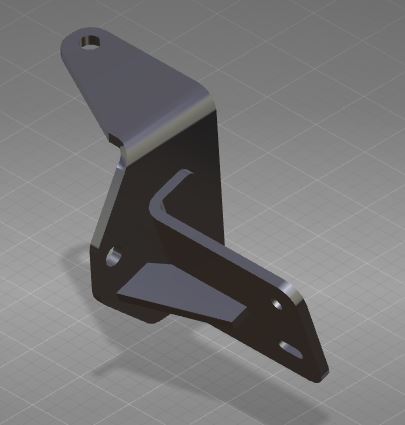 Intercooling pipe fixing bracket