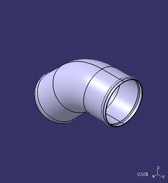 异型钢管,135°,Φ89,100/90