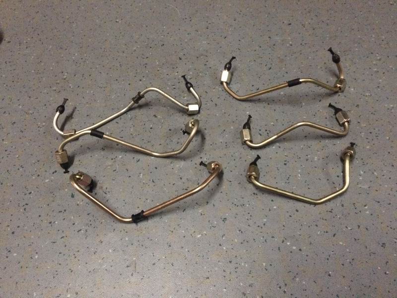 Маслопровод высокого давления; один комплект всей машины; в том числе 6 шт.-1