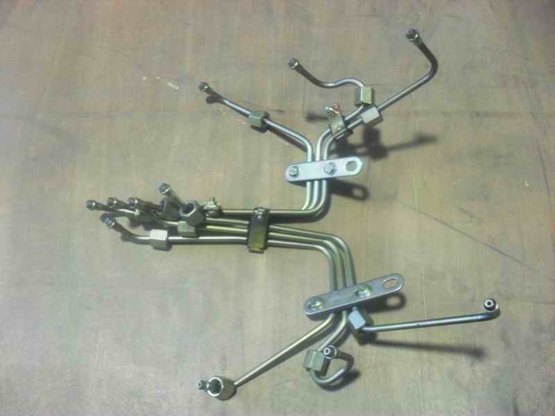 High pressure oil pipe; one set of whole machine; contains 6 pieces