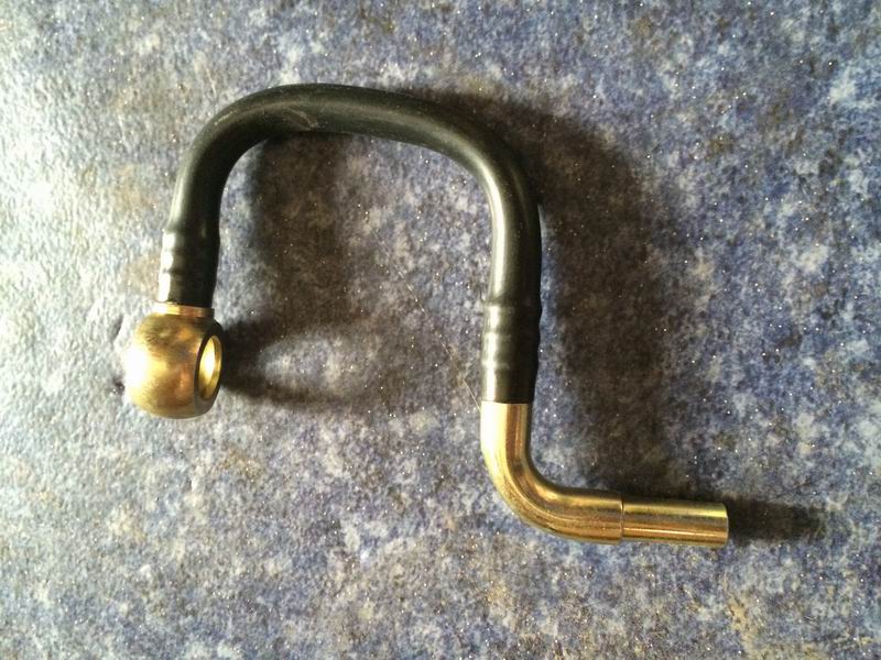 Fuel oil pipeline; fine filter to fuel injection pump-1