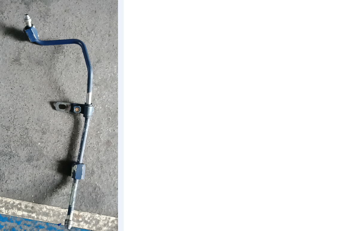 High pressure oil pipe; fuel injection pump to common rail pipe