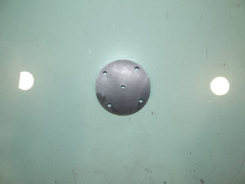 Secondary diaphragm; for high-pressure pressure reducer; plane