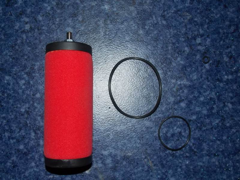 Low pressure filter element