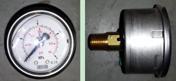 Осевой манометр 0~4. 0MPa ; для газовых баллонов