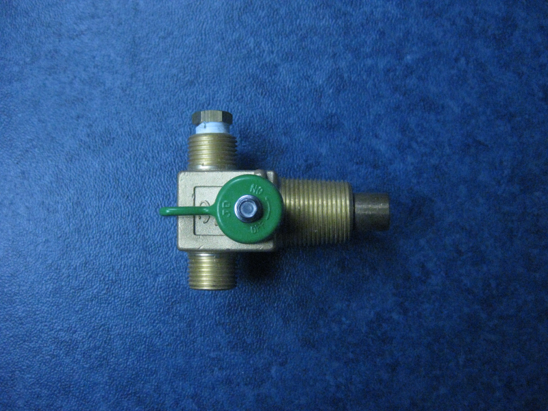 Natural gas cylinder valve