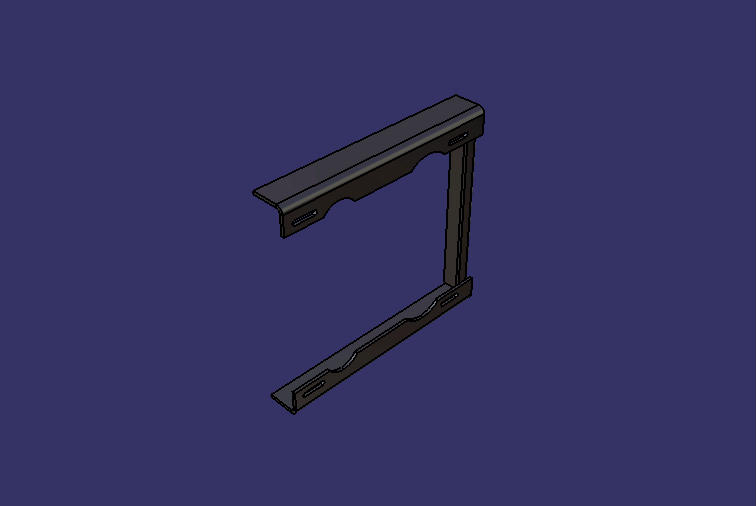 CNG air-filling panel bracket, 4-6*30, integrated, none