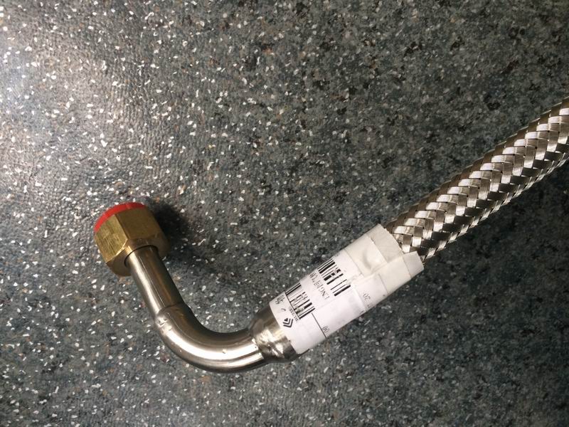 LNG return hose (Furi DN10, 2-M18, L=5500)