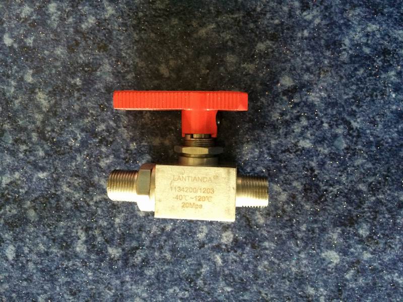 High pressure ball valve φ12 (Lantianda, ISO)