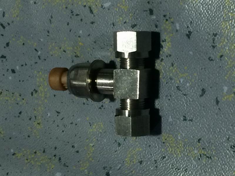 Датчик объема газа с тройником φ 12 (Лантианда, ISO)