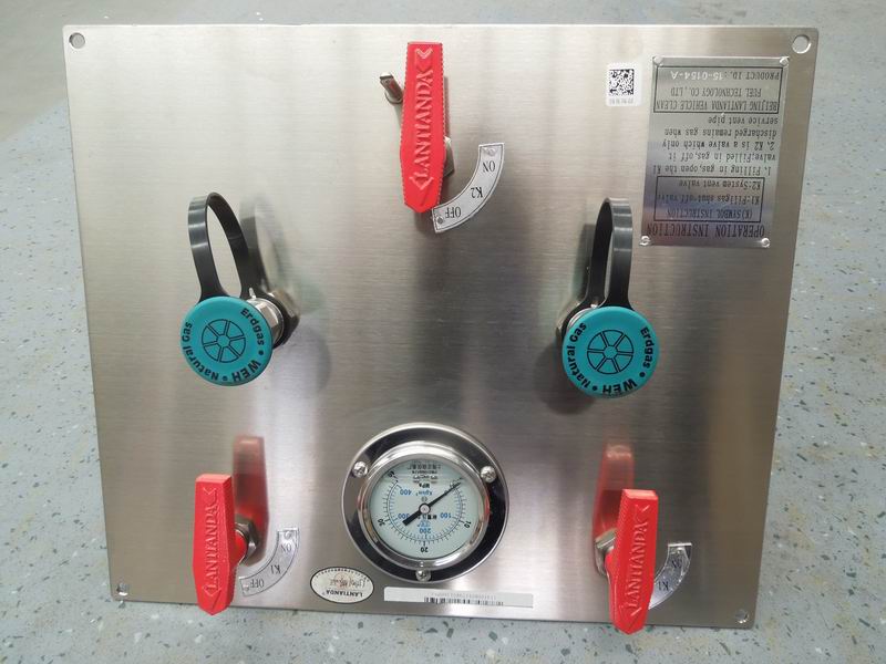 Control panel NGV1 type, inlet and outlet φ12 (double air filling ports)-1