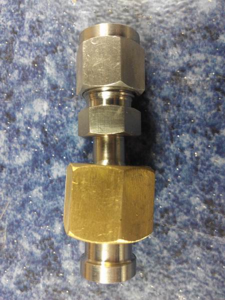 Converter joint (Frui, Φ10 copper pipe 3/4-16 for Weichai)