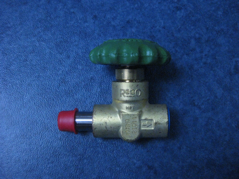 Supercharged shut-off valve
