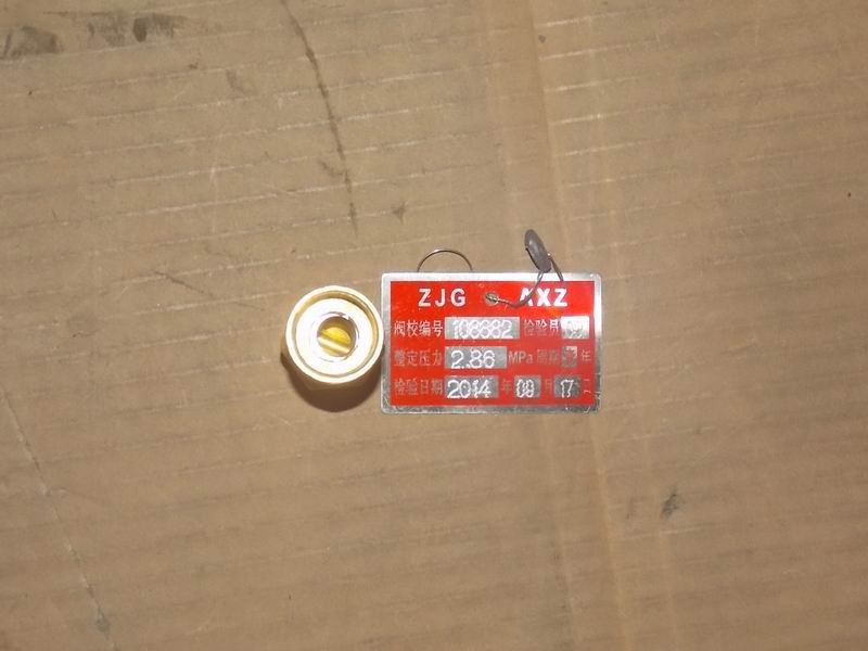 Secondary safety valve; 415PN-2