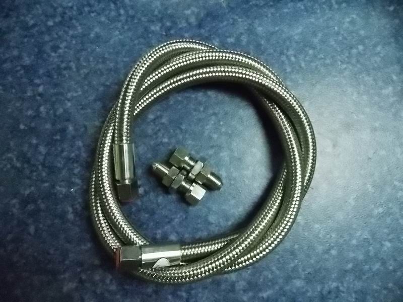 High pressure hose (L=2200, CNG, Lantianda, with connector)