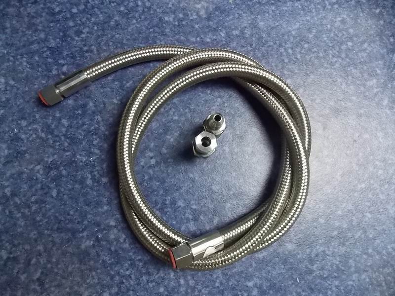 High pressure hose (L=2200, CNG, Lantianda, with connector)-1