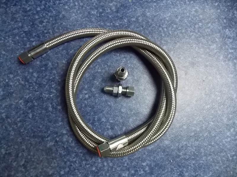 High pressure hose (L=2200, CNG, Lantianda, with connector)-2