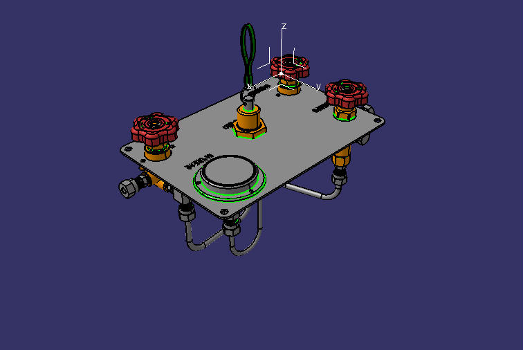 Control panel, latch type, φ12, in 8 out 8